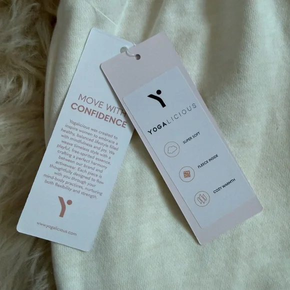 NWT Yogalicious Fleece Comfydrift Sweatpant - Picture 11 of 11